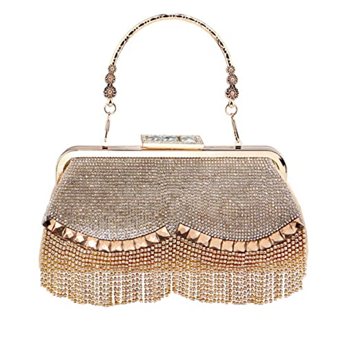 Beaupretty Abendtasche Hochwertigem Material Luxuriöse Handtasche mit Kettenriemen für Hochzeiten und Abendveranstaltungen Beaupretty Abendtasche Hochwertigem Material Luxuriöse Handtasche mit Kettenriemen für Hochzeiten und Abendveranstaltungen von Beaupretty