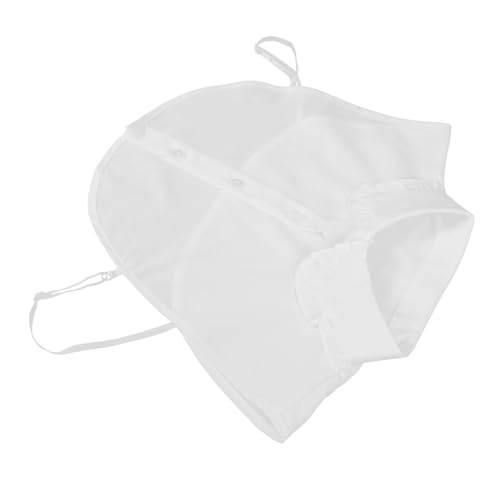 Beaupretty Abnehmbare Fake Collar für Damen Leichte Spitzen Blusenkragen mit Rüschen Design Atmungsaktives Zubehör für Pullover und Blusen Eleganter Dekorativer Krageneinsatz Vielseitig für von Beaupretty