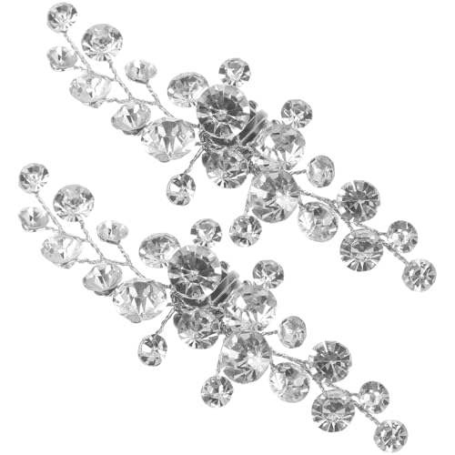 Beaupretty Abnehmbare Strass schuhclips für High Heels Funkelnde Brautschuh dekoration Eleganter Schuhschmuck Vielseitig für Hochzeit Party und Dinner Einfache Anbringung von Beaupretty