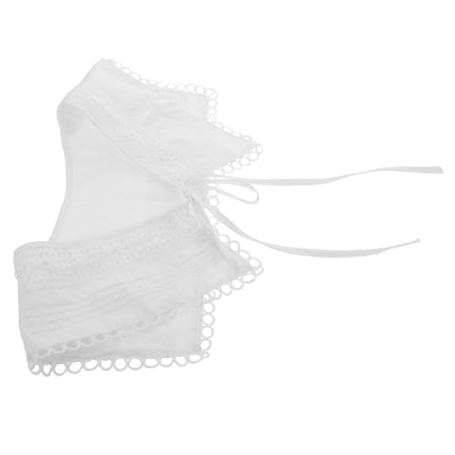 Beaupretty Abnehmbarer Damen Krageneinsatz Weiß Falscher Blusenkragen Leicht Tragbar Atmungsaktiv Vielseitig Kombinierbar Für Pullover Kleider Hemden von Beaupretty