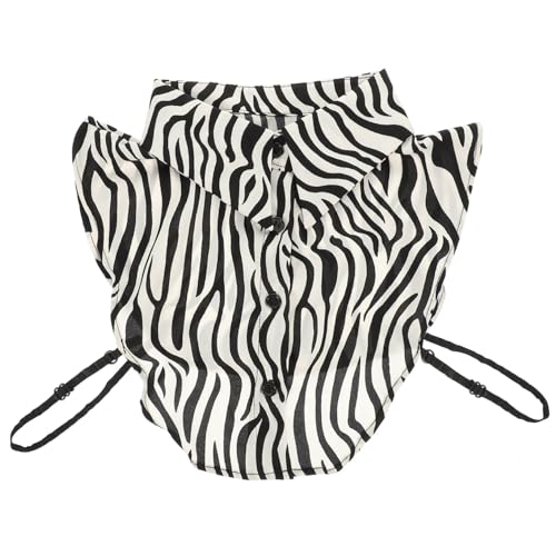 Beaupretty Krageneinsatz Für Damen Abnehmbar Baumwolle Zebrastreifen Fake Kragen Falscher Hemdkragen Befestigung Für Falschen Kragen von Beaupretty