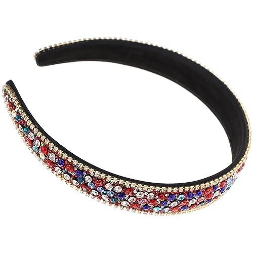 Beaupretty Kopfbedeckungen Zum Waschen Des Gesichts Gepolstertes Stirnband Glitzer Haarbänder Mit Kristallperlen Strass-stirnband Kristallperlen Stirnbänder Frauen Seetang Diamant Damen von Beaupretty