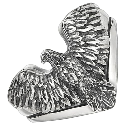 Beaupretty Adlerring Verstellbarer Damenring Retro Design Ringschmuck Fingerring für Frauen und Mädchen von Beaupretty
