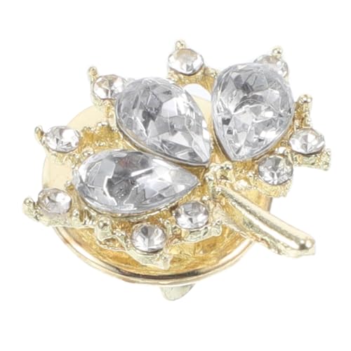 Beaupretty 1stücke Rhinestone Mini Maple Leaf Brosche Für Damen Sicherheitsnadel Für Schals Und Kleider Goldfarbene Dekoration Für Outfits Und Accessoires von Beaupretty