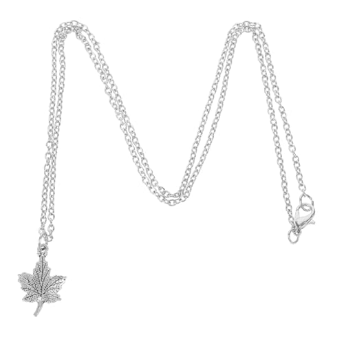 Beaupretty Ahornblatt Halskette für Frauen Stilvolles für Herbst Gefertigt mit Einzigartigem Ahornblatt Design Einfach Anzulegen Feiern von Beaupretty