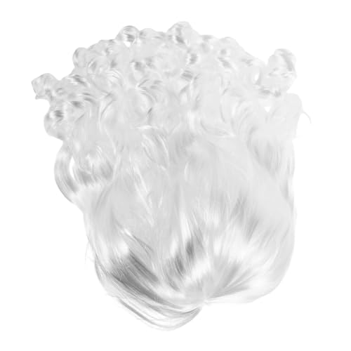 Beaupretty Alter Mann Verkleidet Sich Als Perücke Perücken Party Ältere Perücke Santa Lange Perücke Halloween-accessoires Für Männer Perücke Lustig Weihnachtsmann Perücke Chemische Faser Weiß von Beaupretty