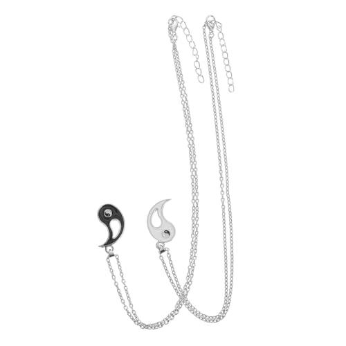 Beaupretty Anhänger Halskette Puzzle Design Verstellbare Partnerkette für Damen und Herren für Freundschaft Valentinstag Hochzeit Einzigartiger Schmuck von Beaupretty