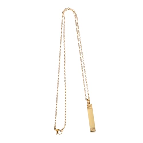 Beaupretty Gedenkschmuck Für Erinnerungen Quadratischer Säulenanhänger Aus Edelstahl Medaillon Für Urnenandenken Mit Haarspeicher Urnenschmuck Für Tierasche Halskette Für Männer Und von Beaupretty