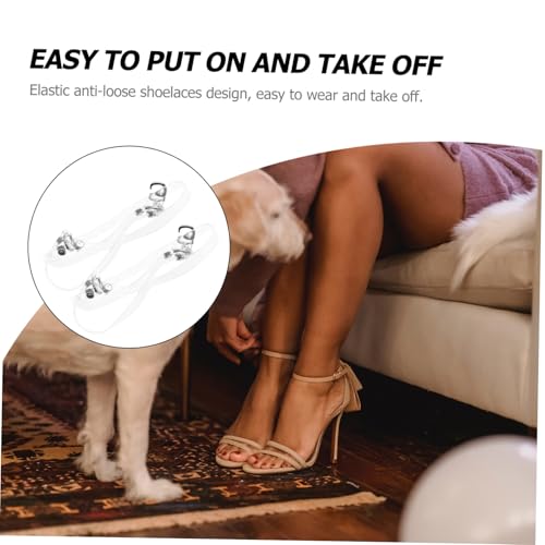 Beaupretty Anti löse schnürsenkel für High Heels Transparente Elastische Fersenriemen Rutschfeste Schuhbänder Langlebige Fixierbänder für Pumps Praktische Damen schuhzubehör Beaupretty Anti löse schnürsenkel für High Heels Transparente Elastische Fersenriemen Rutschfeste Schuhbänder Langlebige Fixierbänder für Pumps Praktische Damen schuhzubehör von Beaupretty