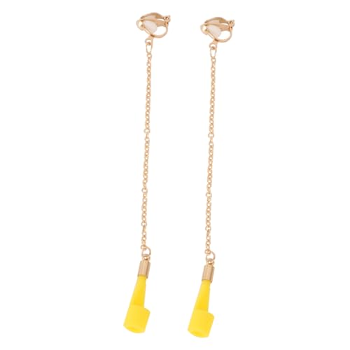 Beaupretty Anti lost Ohrclip Ohrhänger Herzform Ohrschmuck Damen Ohrclips für Sport und Alltag Ergonomisch Langlebig Modisch Kompatibel mit Kabellosen Earphones von Beaupretty