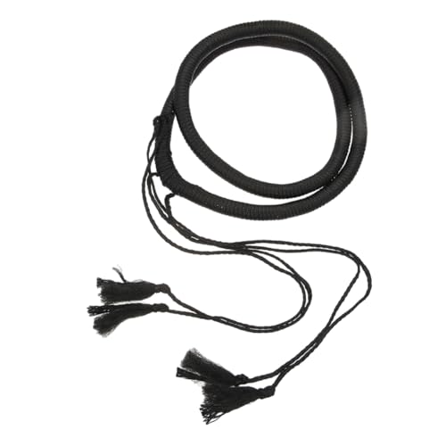 Beaupretty Arabisches Herren stirnband Dubai Stil Geflochtenes Kopftuch Herren Haarband für Middle East Kostüm und Alltagsschwarz mit Bartaccessoire von Beaupretty