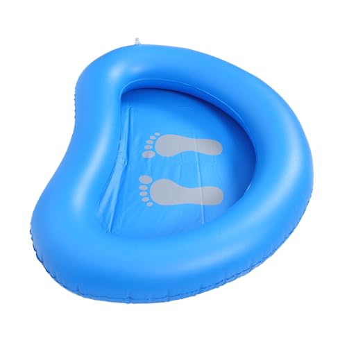 Beaupretty Aufblasbares Fußbad mit Rutschfester Fußmatte Tragbares Spa Fußbecken für Pool Eingang Kleines Leichtes Fußwaschbecken zur Fußreinigung und Entspannung Zuhause von Beaupretty