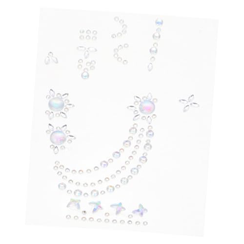 Beaupretty Aufkleber Für Handjuwelen Aus Acryl Selbstklebende Strass-gesichtstattoos Diy-körperjuwelen Glitzer-aufkleber Für Festival Schmetterlings-körperjuwelen Temporäre von Beaupretty