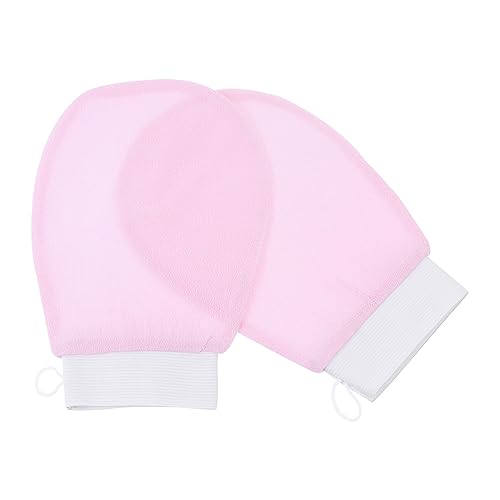 Beaupretty Badehandschuhe Damen Körperpeeling Handschuhe Rutschfest Leicht für Dusche und Reisen Massageeffekt Exfolierende Duschhandschuhe von Beaupretty