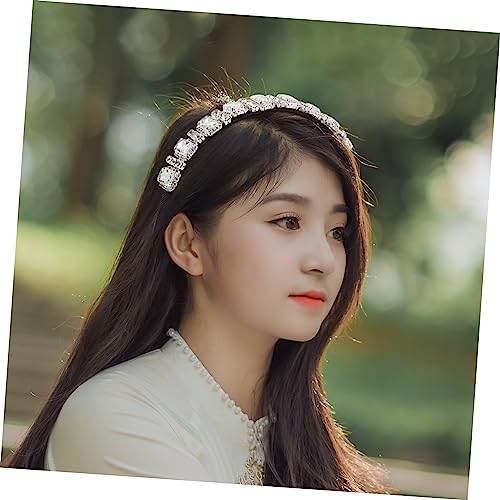 Beaupretty Barock Haarschmuck Stirnband Damen mit Strasssteinen Leichter Komfortabler Haarreif für Festliche Anlässe und Alltag Eleganter Haarschmuck Accessoire Modisches Creative Headband von Beaupretty