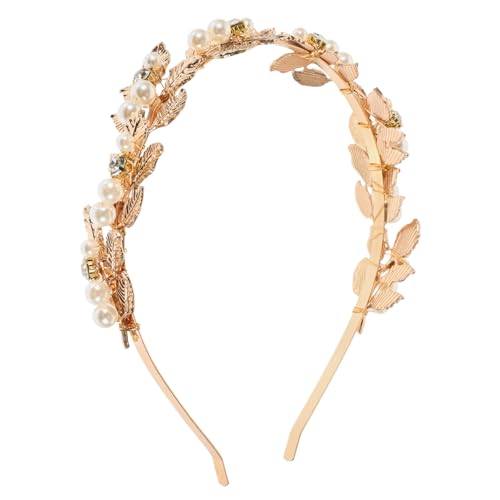 Beaupretty Barocke Stirnband aus Langlebiger Legierung Eleganter Brautschmuck für Hochzeit und Festival Vielseitiges Goldenes Haaraccessoire für Braut und Damen von Beaupretty