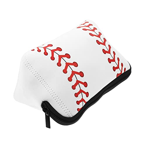 Beaupretty Baseball-Kosmetiktasche Camping-kulturbeutel Baseball-Reisetasche Softball-Make-up Softballtasche Für Mädchen Sport-Kosmetiktasche Reisen Multifunktion Oxford-Stoff Veranstalter von Beaupretty