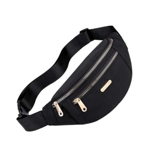 Beaupretty Bauchtasche Damen Verstellbar Vielseitig Tragbar Hüfttasche und Brustbeutel für Outdoor Joggen Reisen Alltag Geschenkidee Schwarz von Beaupretty