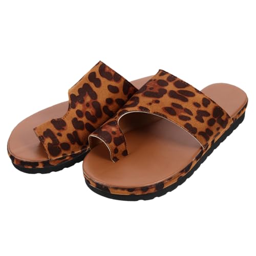Beaupretty Bequeme Damen Sandalen Sommer Bunion Schuhe mit Keilabsatz Atmungsaktiv Leicht Rutschfest Strandmode Peep Toe Design Ergonomische Sohle für Alltag und Urlaub von Beaupretty