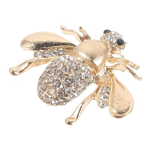 Beaupretty Bienen Brosche Pin mit Strass Dekorative Anstecknadel für Damen Eleganter Modeschmuck zur Verschönerung von Kleidung Schals und Taschen von Beaupretty