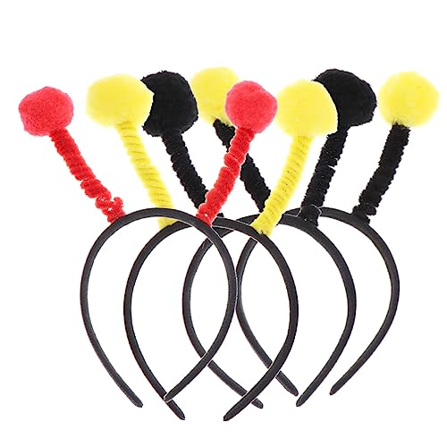 Beaupretty 4 Stück Antennen- Fehler- Stirnband. Alien Boppers. Antennen-stirnband-kostüm Hasenmütze Zu Ostern Bienenhaarbänder Bienen-headbopper Bienenkopf-bopper Stirnbänder Baby Ameise Tier von Beaupretty