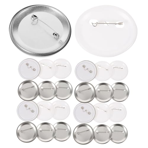 Beaupretty Blanko Button Badge Metall Kunststoff DIY Anstecknadeln Zubehör zum Selbermachen für Kleidung Hut Jacken Basteln von Beaupretty