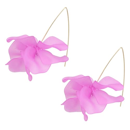 Beaupretty Blüten Ohrhänger aus Langlebigem Harz Hängende Ohrringe in für Damen Geeignet für Hochzeit Party und Alltag Hautfreundlicher Schmuck für Frauen und Mädchen von Beaupretty