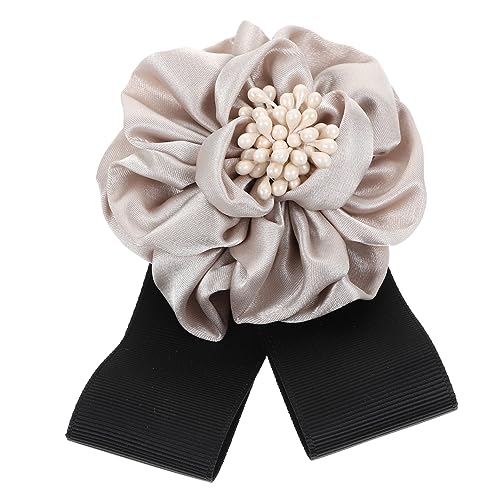 Beaupretty Blumenbrosche Satin Stoffblume Anstecknadel mit Nadel und Clip für Damen Anzug Jacke Kleid Hut Rucksack Dekoration Langlebig Elegant von Beaupretty