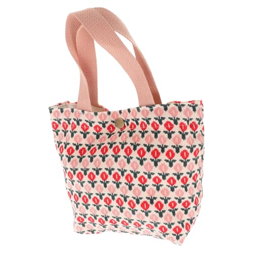 Beaupretty Blumenmuster Damen Stofftasche Weiche Langlebige Einkaufstasche mit Geräumigem Innenraum für Shopping Freizeit Einseitige Schultertasche für Einfachen Transport Beaupretty Blumenmuster Damen Stofftasche Weiche Langlebige Einkaufstasche mit Geräumigem Innenraum für Shopping Freizeit Einseitige Schultertasche für Einfachen Transport von Beaupretty