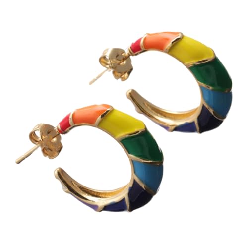 Beaupretty Bohemia Ohrstecker Damen Rainbow Ohrschmuck Modisch Bunte Ohrstecker für Mädchen und Frauen Vielseitig Kombinierbar Stilvoller Schmuck für Alltag und Feierlichkeiten Beaupretty Bohemia Ohrstecker Damen Rainbow Ohrschmuck Modisch Bunte Ohrstecker für Mädchen und Frauen Vielseitig Kombinierbar Stilvoller Schmuck für Alltag und Feierlichkeiten von Beaupretty