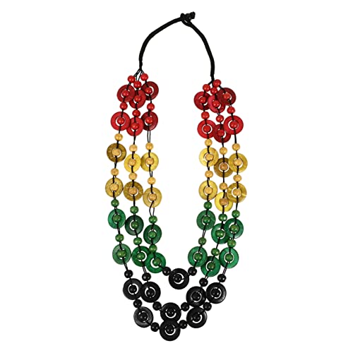 Beaupretty Bohemian Halskette Kokosnuss und Holzperlen Handgefertigte Damen Schmuck für Strandmode Vintage Stil Elegantes Accessoire für Muster von Beaupretty