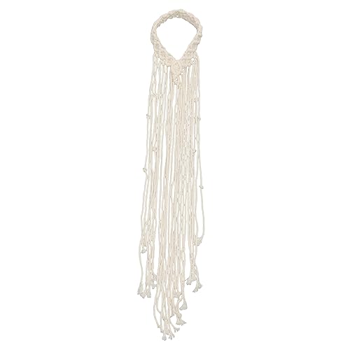 Beaupretty Boho Macrame Braut Stirnband Handgefertigt aus Baumwollseil Eleganter Haarschmuck für Hochzeit Braut und Mädchen Komfortabel Passend zu Bohemian und Modernem Stil Beaupretty Boho Macrame Braut Stirnband Handgefertigt aus Baumwollseil Eleganter Haarschmuck für Hochzeit Braut und Mädchen Komfortabel Passend zu Bohemian und Modernem Stil von Beaupretty