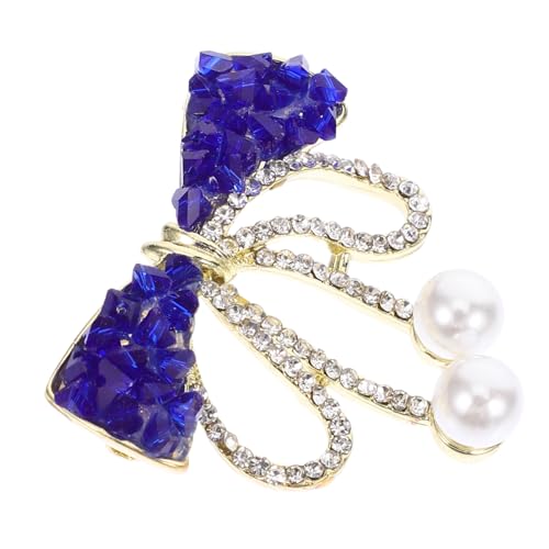 Beaupretty Bowknot Rhinestone Brosche für Kleidung Anstecknadel für Taschen Schals Brautmode Funkelndes Design mit Glamour Jede Gelegenheit von Beaupretty