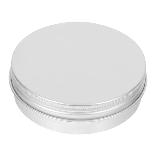 Beaupretty Box Aus Blechdosen Mit Deckel Mini-Glas Mini-Geldbörse Aluminium-Metalldose Kleine Pillendose Metalldosen Dosen Creme Reisedose Kleine Dose Probe Runde Kerzen von Beaupretty