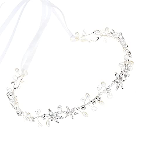 Beaupretty Damengürtel Gürtel Mit Taillenkette Modisches Armband Brautgürtel Gürtel Silber Strass Gürtel mit ? Organza Band für Strassgürtel Kleidungszubehör Hochzeitsgürtel von Beaupretty