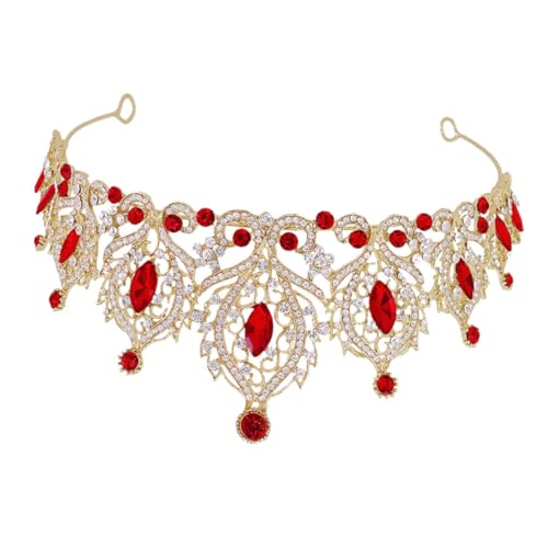 Beaupretty Braut Haarband mit Funkelnden Strasssteinen Tiara Kopfstück für Hochzeit Party und Festliche Anlässe Komfortabel und Robust Vielseitig Einsetzbar für Braut und Gäste von Beaupretty