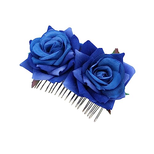 Beaupretty Rosen-haarschmuck Blumenhaar Rosafarbene Haarblumenclips Hochzeit Haarkamm Floraler Haarkamm Hochzeit Rose Haarkamm Rosafarbene Haarspange Haarspange Mädchen Blüte Kind von Beaupretty