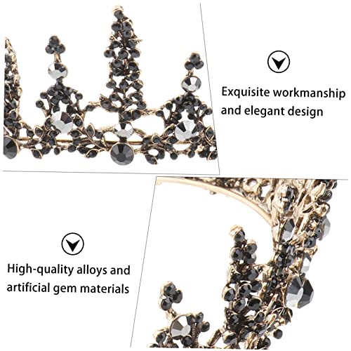 Beaupretty Braut Tiara Kristallkrone Stirnband Hochzeit Haarschmuck Damen Elegant für Brautjungfern und Partyaccessoire von Beaupretty