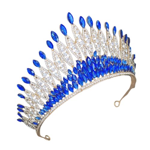 Beaupretty Braut Tiara Krone für Damen Hochzeitsdiadem mit Funkelnden Strasssteinen für Feierlichkeiten Partys und Besondere Anlässe Leichtes Metallmaterial für Optimalen Tragekomfort von Beaupretty