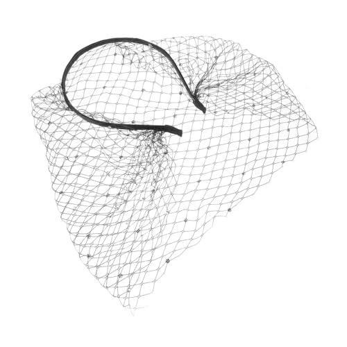 Beaupretty Stirnband Aus Netzschleier Mit Strasssteinen Und Spitze Für Frauen Kopfschmuck Für Teepartys Hochzeiten Und Besondere Anlässe von Beaupretty