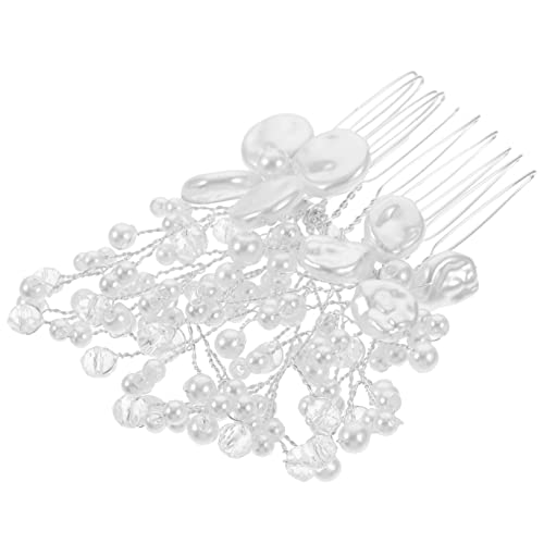 Beaupretty Brautschmuck Haarkamm Mit Kristallen Und Perlen Eleganter Hochzeits-haaraccessoire Für Bräute Und Brautjungfern Funkelndes Design Für Besondere Anlässe Für Hochzeit Und von Beaupretty