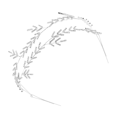 Beaupretty Brautstirnband Mit Kristallsteinen Haarschmuck Für Frauen Zur Hochzeit Silberfarbenes Stirnband Brautkopfschmuck Hochzeitsaccessoire Für Bräute Und Brautjungfern von Beaupretty
