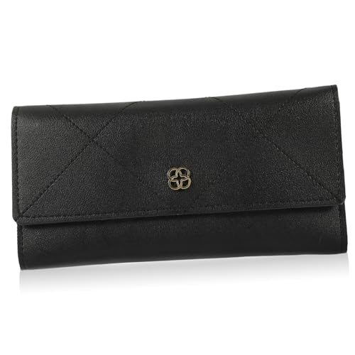 Beaupretty Große Pu Geldbörse Für Damen Multifunktionale Karten Und Geldtasche Mit Viel Stauraum Für Alltag Und Unterwegs von Beaupretty