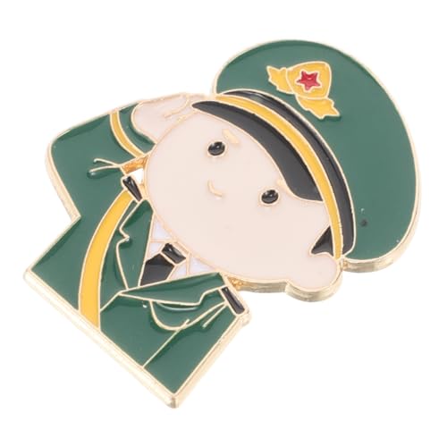 Beaupretty Brosche Zinklegierung Memorial Medaillen Anstecknadel für Hemdkragen Pullover Unisex Vintage Stil Dekorative Abzeichen für Männer und Frauen von Beaupretty