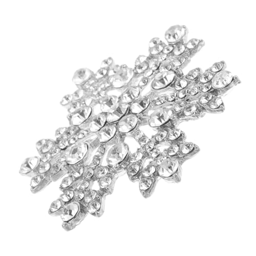 Beaupretty Glitzernde Schneeflocken-brosche Mit Strass Und Kristallen Anstecknadel Für Kleid Jacke Anzug Winter Und Weihnachts-schmuck Party-accessoire von Beaupretty