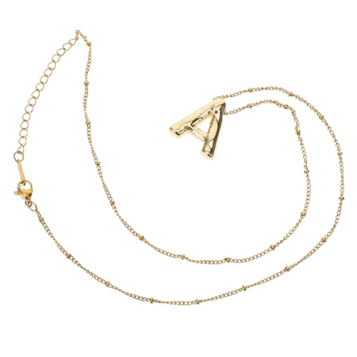 Beaupretty Buchstaben Halskette Damen A Anhänger Schmuck Leicht Elegant Alltag Party von Beaupretty