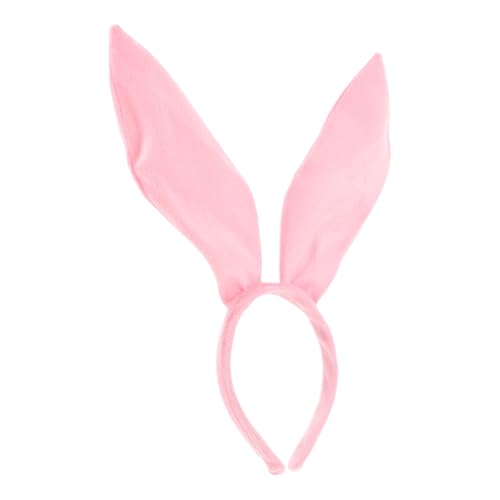 Beaupretty Bunny Ears Haarreif Pinkes Kaninchenohren Stirnband für Frauen Cosplay Ostern Karneval Partys Vielseitig Einsetzbar Stylisches Haaraccessoire von Beaupretty
