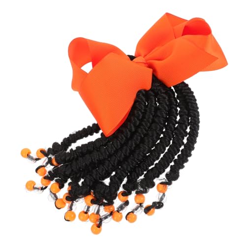 Beaupretty Bunte Geflochtene Ponytail Verlängerung mit Schleife für Cosplay Partys und Fotoshootings Strapazierfähiges und Vielseitiges Haarschmuck Accessoire von Beaupretty