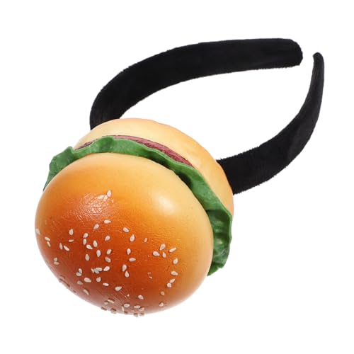 Beaupretty Burger Stirnband Cosplay Kopfschmuck Dekorativ Party Accessoire Kostüm Stirnband Für Auftritte Fast Food Leicht Und Hautfreundlich von Beaupretty