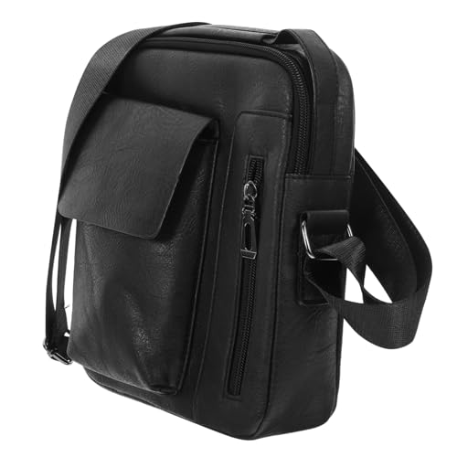 Beaupretty Business Umhängetasche für Herren Stylische Crossbody Bauchtasche Schwarz Multifunktionale Geldbörse für Outdoor Sport und Reisen für Geschäftsreisende und Freizeitaktivitäten von Beaupretty